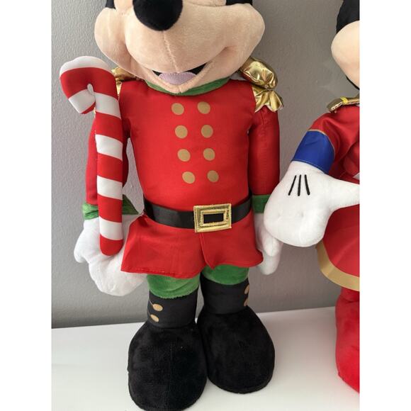 Christmas Holiday Disney 24 in Minnie Mickey Mouse Toy Soldier Marching Band - Picture 3 of 11